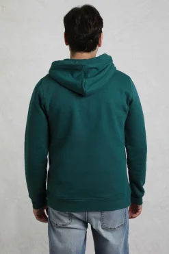 Weird Fish Sweatshirts & Hoodies|Jamie Branded Popover Sweatshirt Hoodie Forest Green