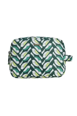 Weird Fish Socks & Tights|Socks & Tights|Janis Printed Washbag Cedar Green