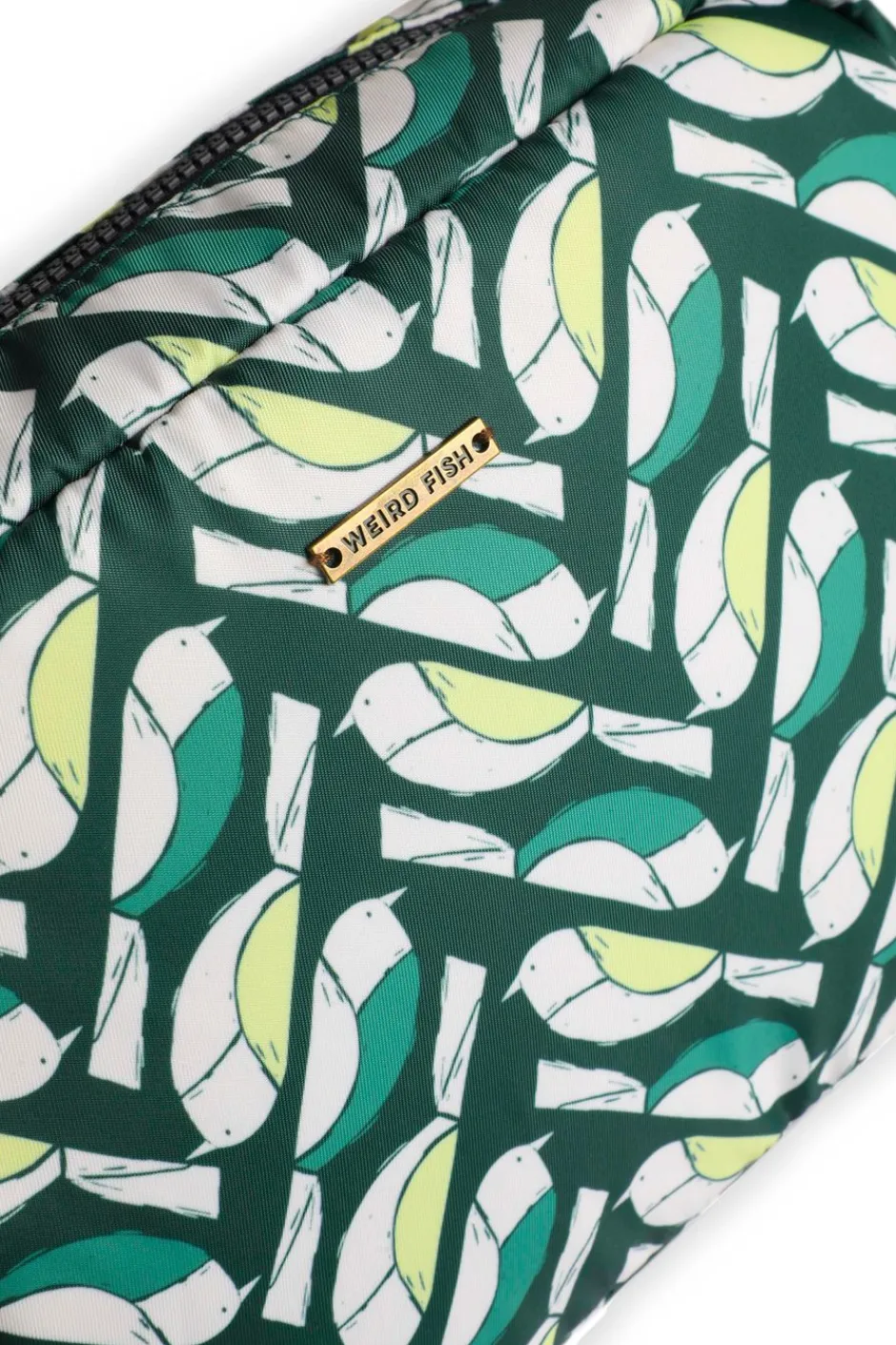 Weird Fish Socks & Tights|Socks & Tights|Janis Printed Washbag Cedar Green