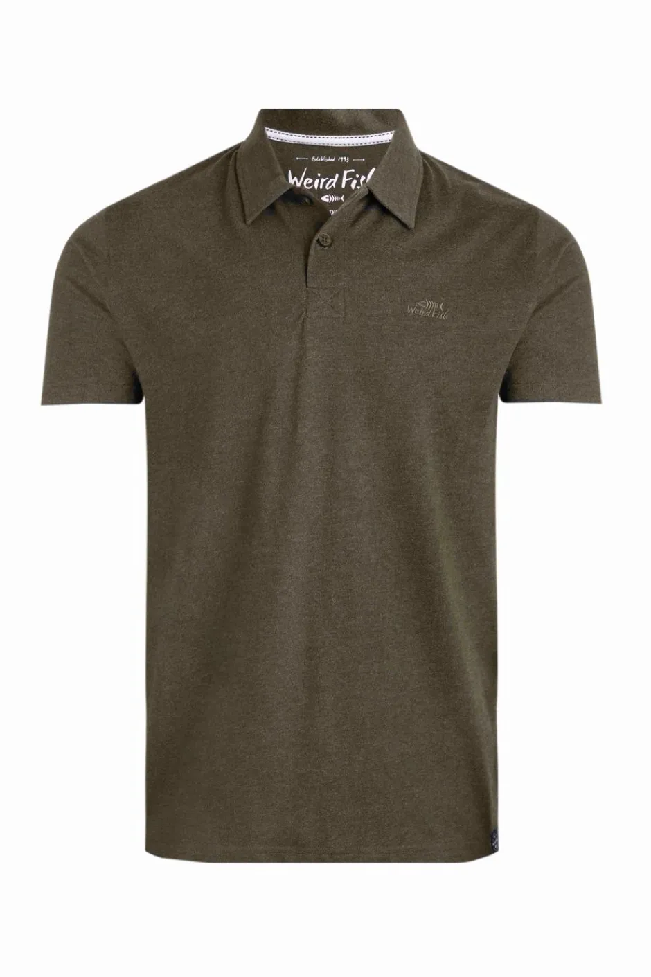 Weird Fish Polo & Rugby Shirts|Jetstream Branded Polo Dark Olive