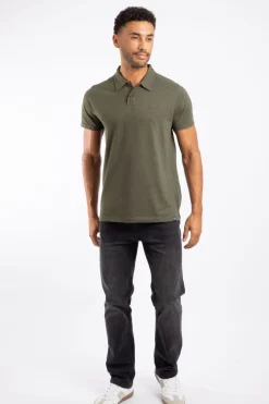 Weird Fish Polo & Rugby Shirts|Jetstream Branded Polo Dark Olive