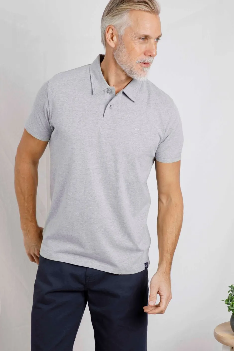 Weird Fish Polo & Rugby Shirts|Jetstream Polo Shirt Grey Marl