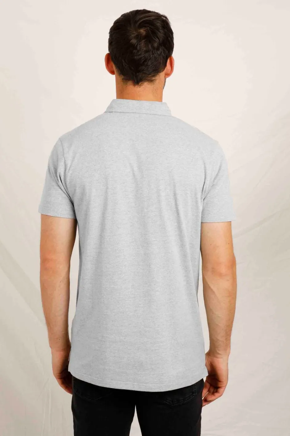 Weird Fish Polo & Rugby Shirts|Jetstream Polo Shirt Grey Marl