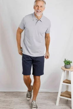 Weird Fish Polo & Rugby Shirts|Jetstream Polo Shirt Grey Marl