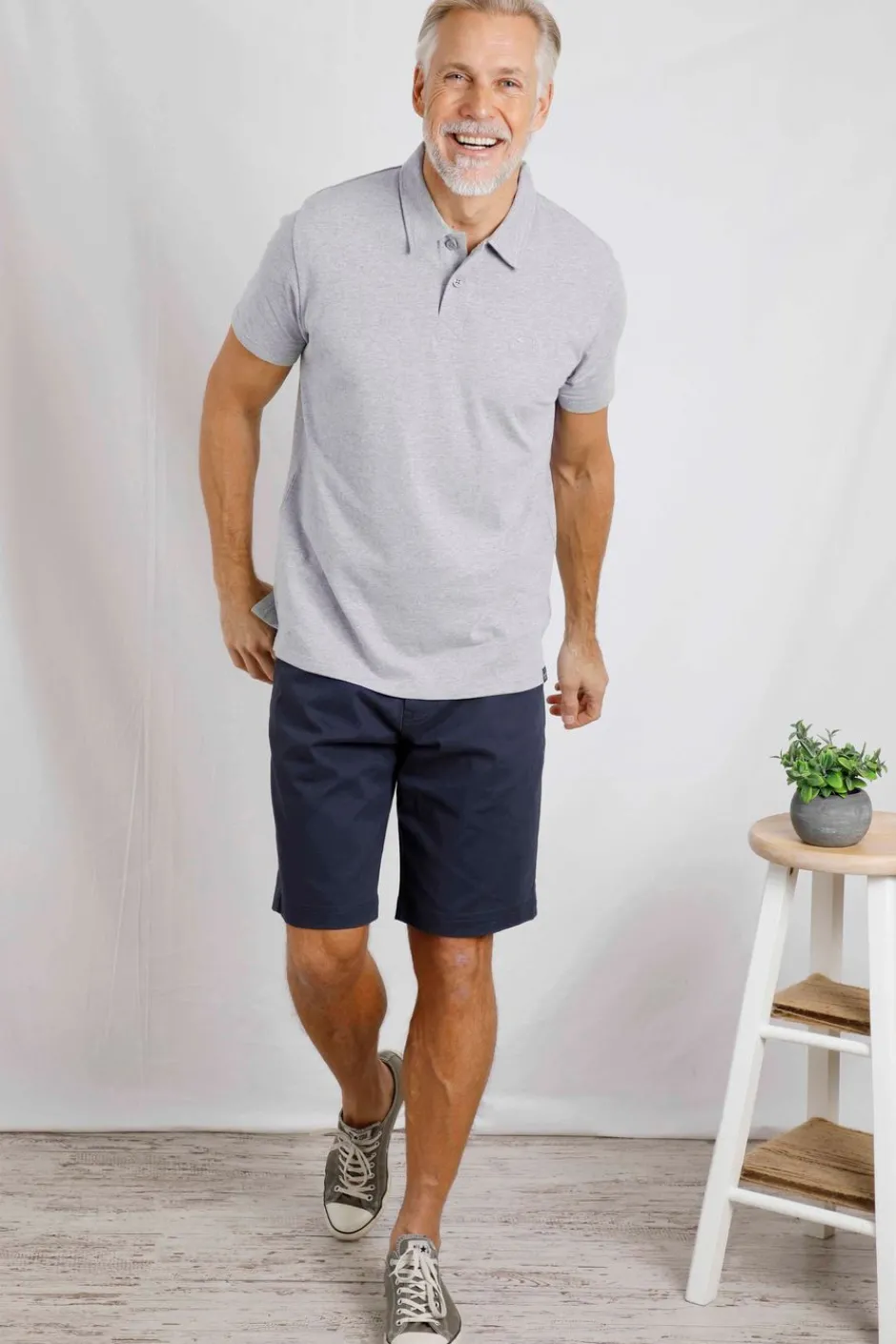 Weird Fish Polo & Rugby Shirts|Jetstream Polo Shirt Grey Marl