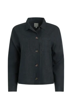 Weird Fish Coats, Jackets And Gilets|Linen|Karsten Relaxed Linen Jacket Navy