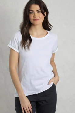 Weird Fish Tunics|Tops & T-Shirts|Kaya Organic Cotton Outfitter T-Shirt White