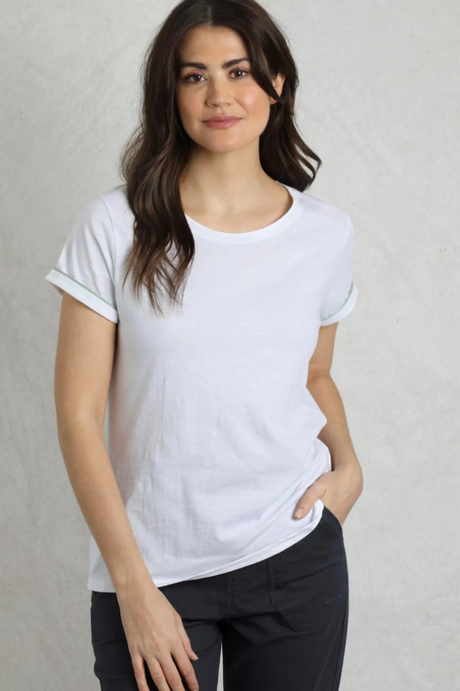 Weird Fish Tunics|Tops & T-Shirts|Kaya Organic Cotton Outfitter T-Shirt White