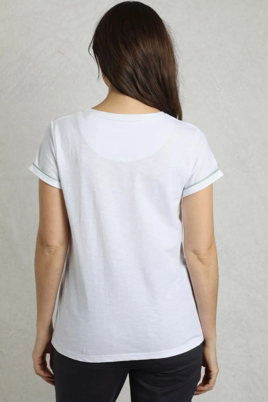 Weird Fish Tunics|Tops & T-Shirts|Kaya Organic Cotton Outfitter T-Shirt White