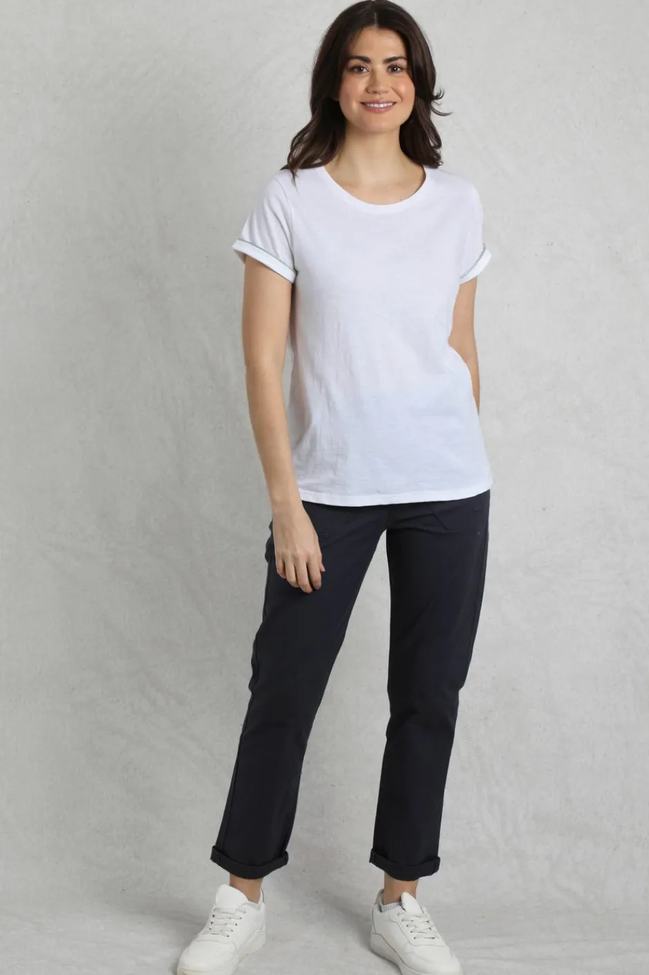 Weird Fish Tunics|Tops & T-Shirts|Kaya Organic Cotton Outfitter T-Shirt White