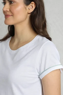 Weird Fish Tunics|Tops & T-Shirts|Kaya Organic Cotton Outfitter T-Shirt White