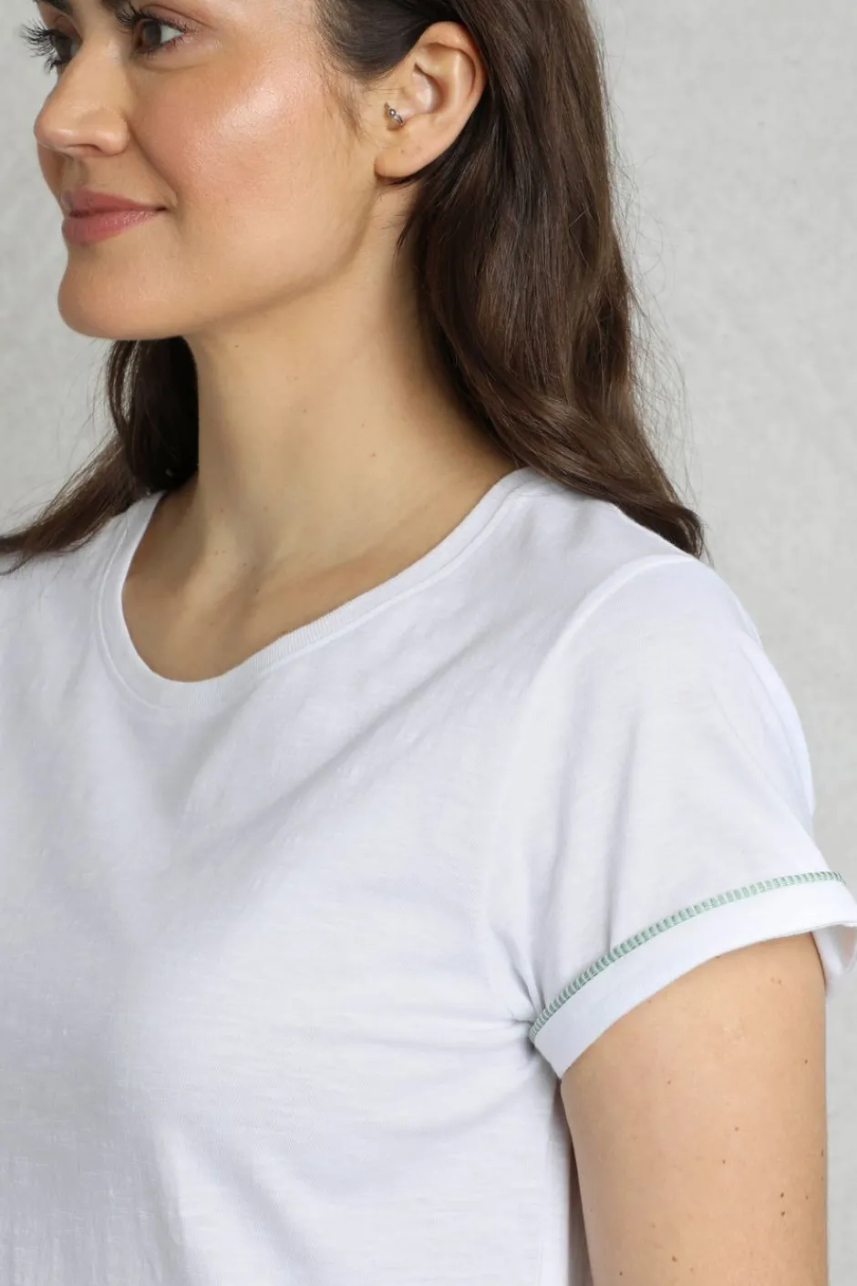 Weird Fish Tunics|Tops & T-Shirts|Kaya Organic Cotton Outfitter T-Shirt White