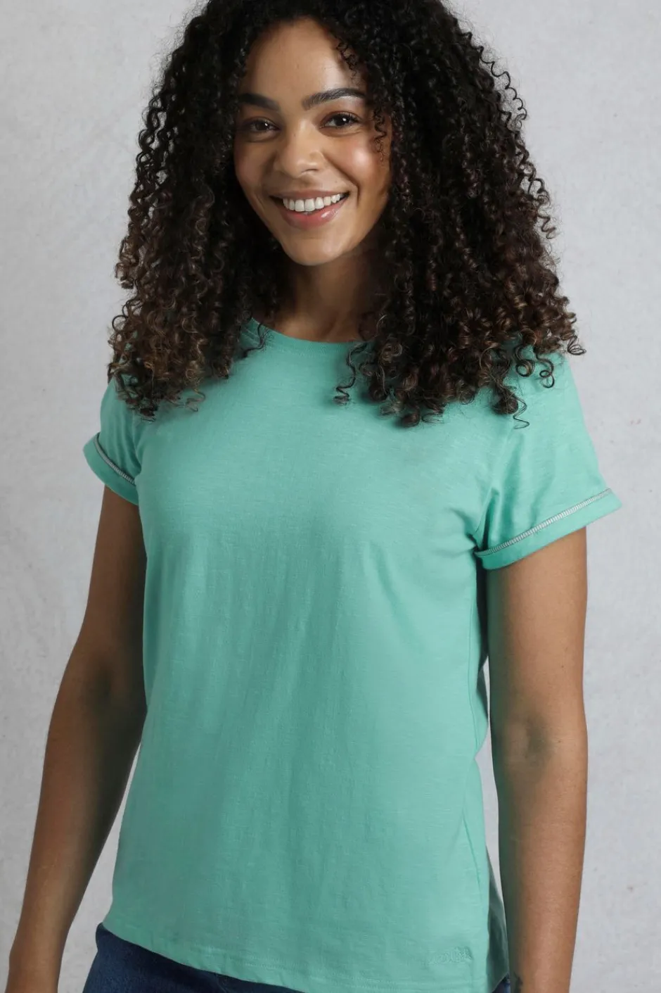 Weird Fish Tunics|Tops & T-Shirts|Kaya Organic Cotton Outfitter T-Shirt Aqua Marine