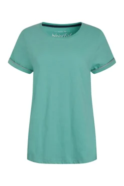 Weird Fish Tunics|Tops & T-Shirts|Kaya Organic Cotton Outfitter T-Shirt Aqua Marine