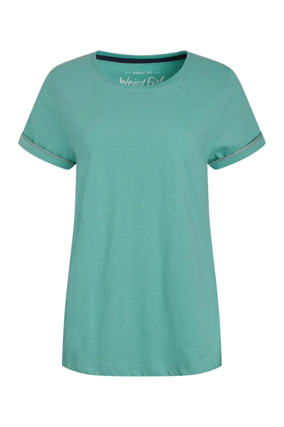 Weird Fish Tunics|Tops & T-Shirts|Kaya Organic Cotton Outfitter T-Shirt Aqua Marine