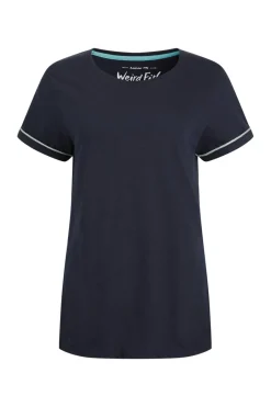 Weird Fish Tunics|Tops & T-Shirts|Kaya Organic Cotton Outfitter T-Shirt Navy