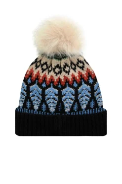 Weird Fish Socks & Tights|Socks & Tights|Keara Eco Fair Isle Bobble Hat Midnight