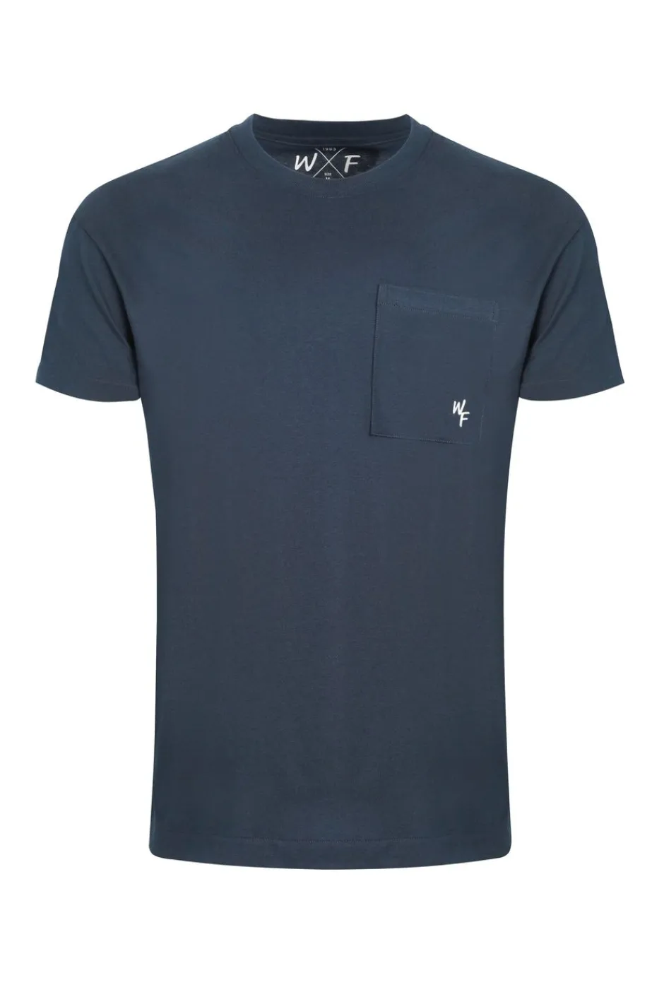 Weird Fish T-Shirts|Keaton Organic Cotton Super Soft Pocket T-Shirt Navy