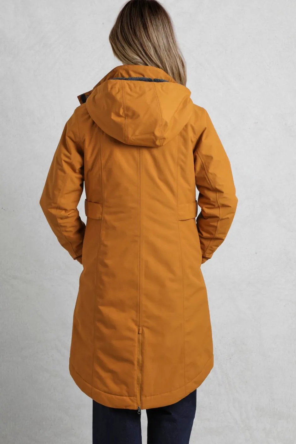 Weird Fish Coats, Jackets And Gilets|Kenzie Recycled Waterproof Coat Mustard
