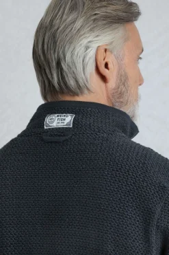 Weird Fish Sweatshirts & Hoodies|Kielder Eco 1/4 Zip Special Edition Macaroni Dark Navy