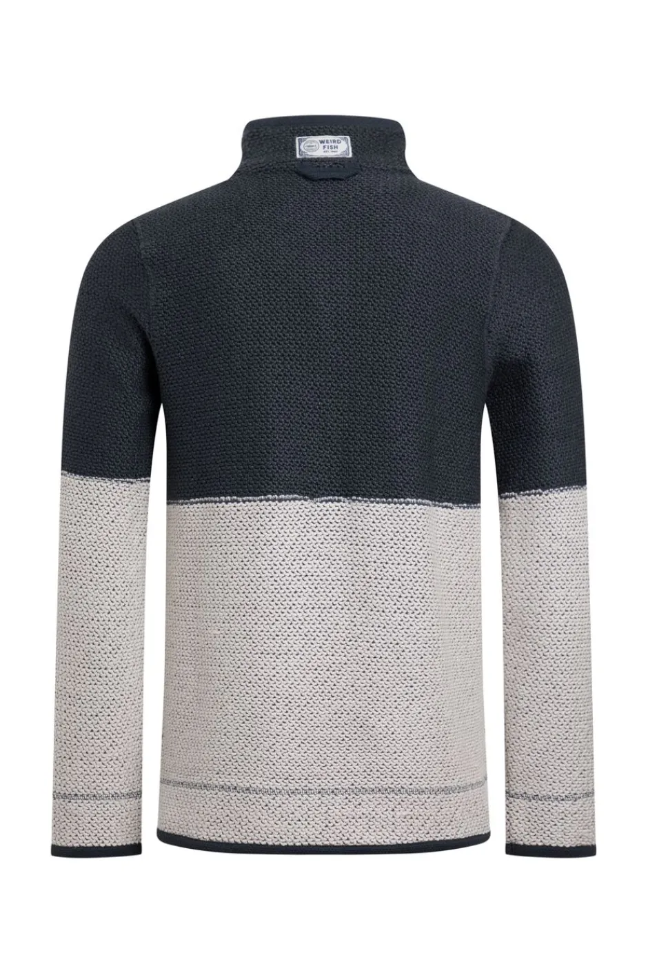 Weird Fish Sweatshirts & Hoodies|Kielder Eco 1/4 Zip Special Edition Macaroni Dark Navy
