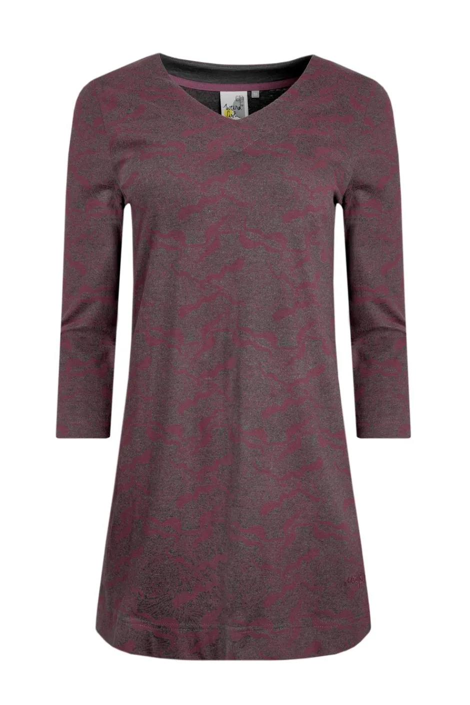 Weird Fish Tunics|Tops & T-Shirts|Kimberley Printed Jersey Tunic Chocolate