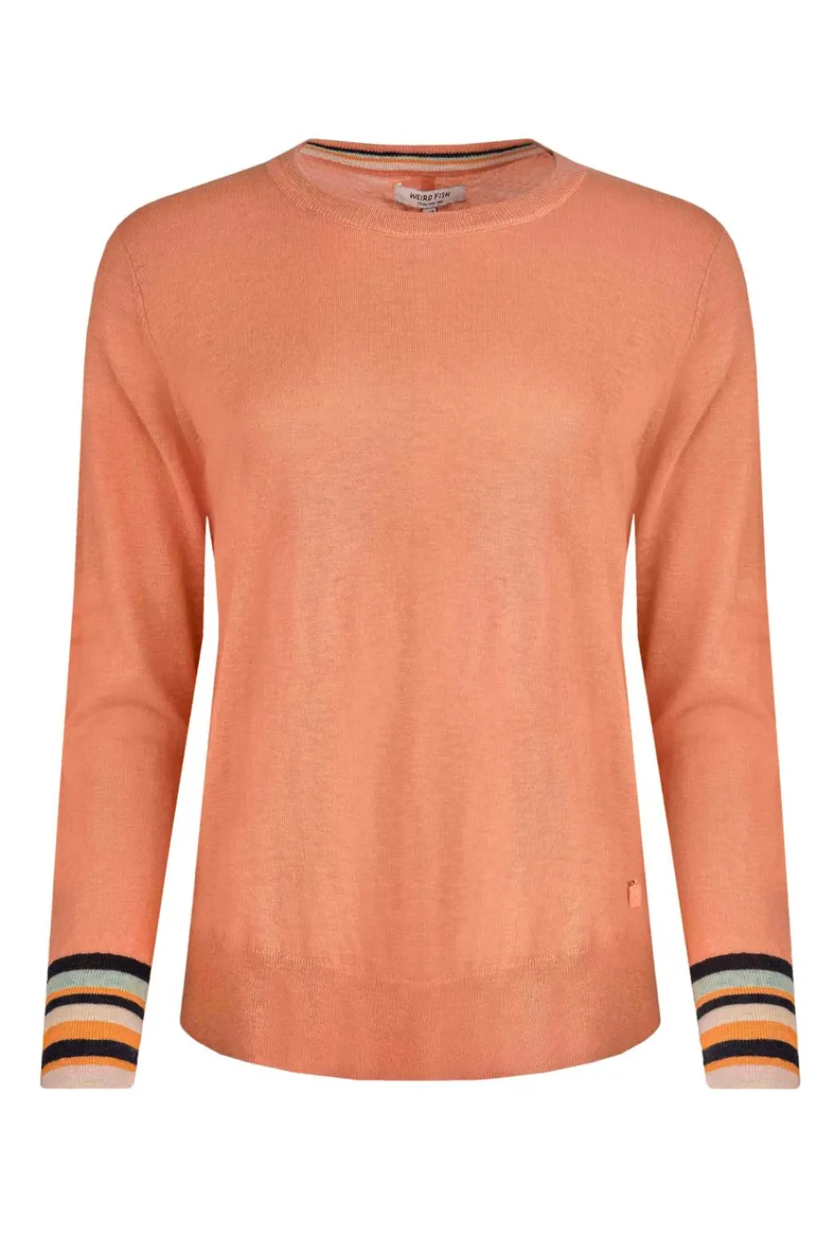 Weird Fish Jumpers & Cardigans|Knitwear|Kinga Lightweight Knit Jumper Peachblossom