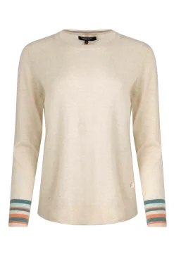 Weird Fish Jumpers & Cardigans|Knitwear|Kinga Lightweight Knit Jumper Light Cream