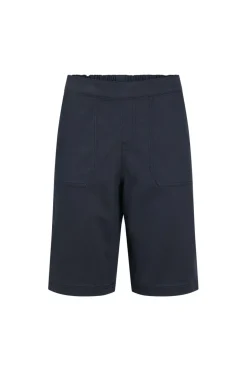 Weird Fish Shorts|Kinnie Flat Front Shorts Navy