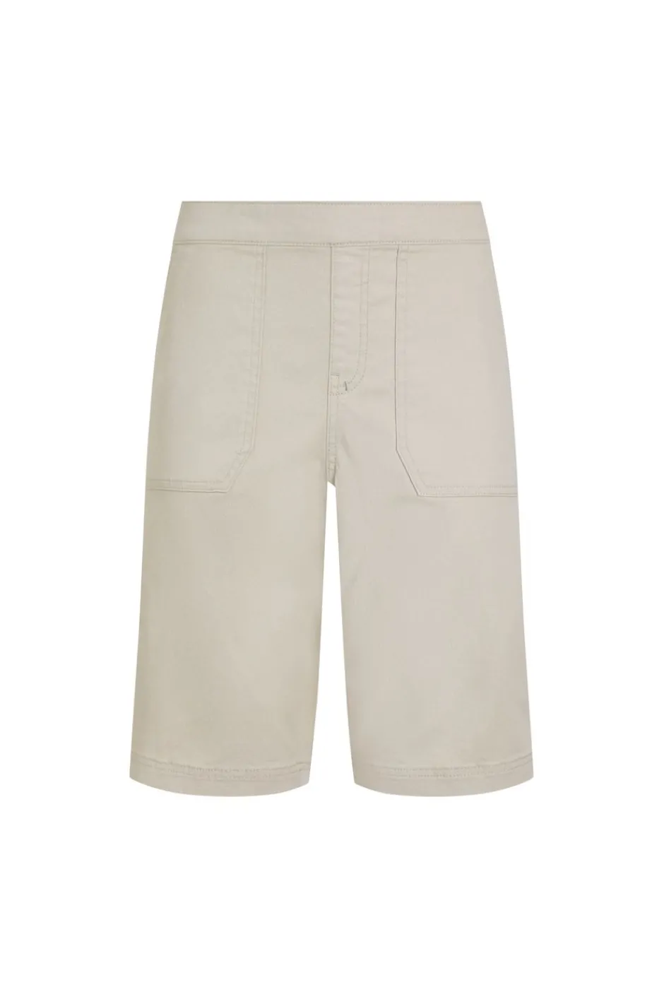 Weird Fish Shorts|Kinnie Flat Front Shorts Stone