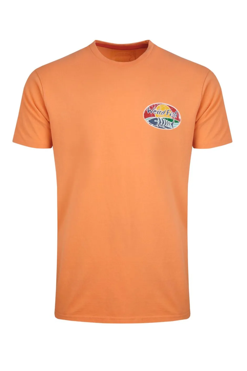 Weird Fish T-Shirts|Land and Sea Back Print Graphic T-Shirt Pumpkin