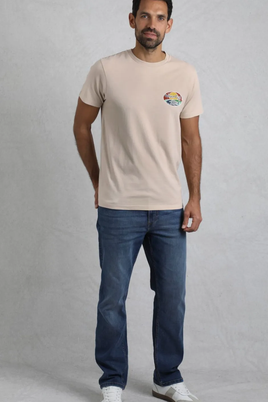 Weird Fish T-Shirts|Land and Sea Back Print Graphic T-Shirt String