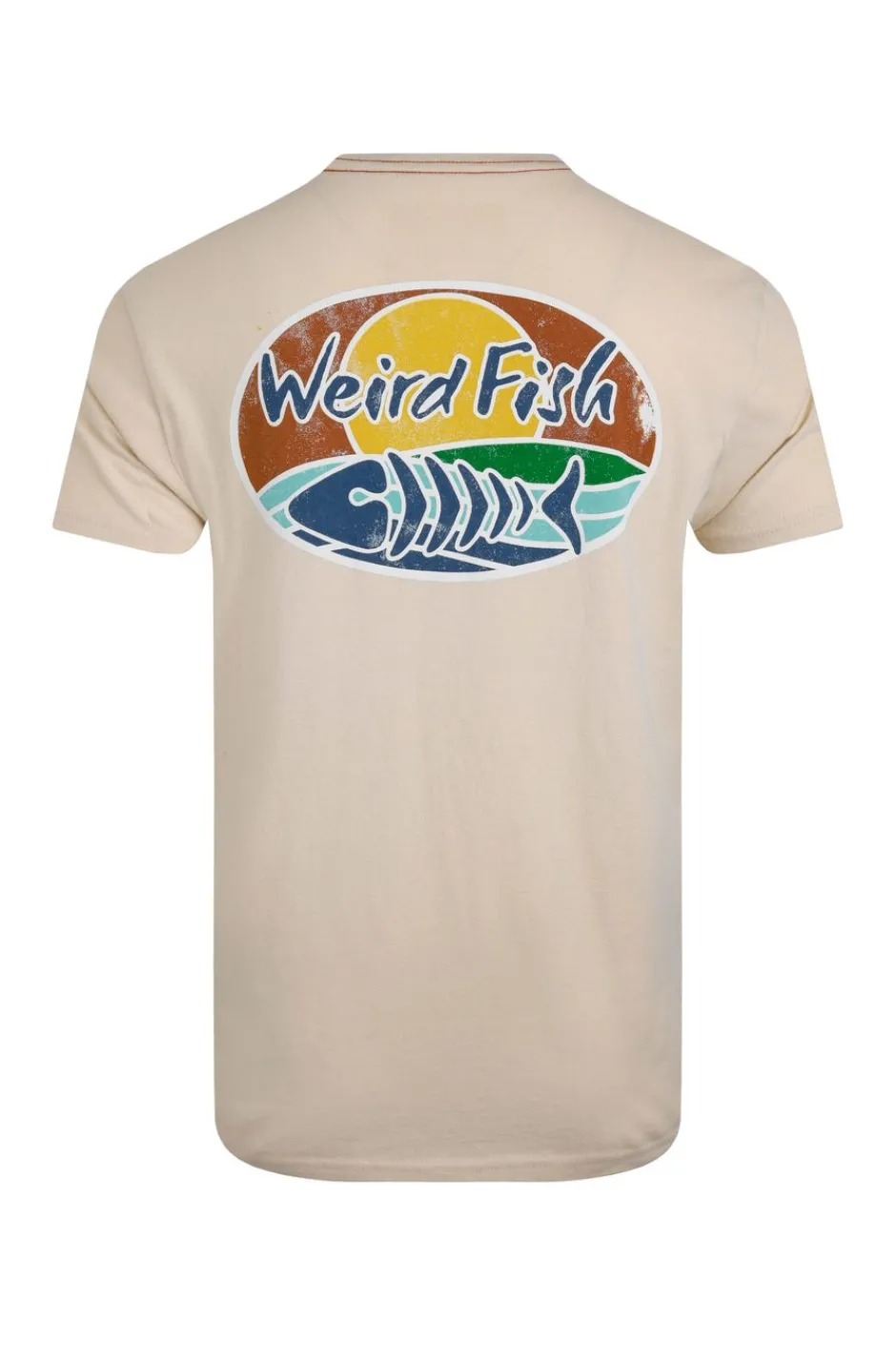 Weird Fish T-Shirts|Land and Sea Back Print Graphic T-Shirt String