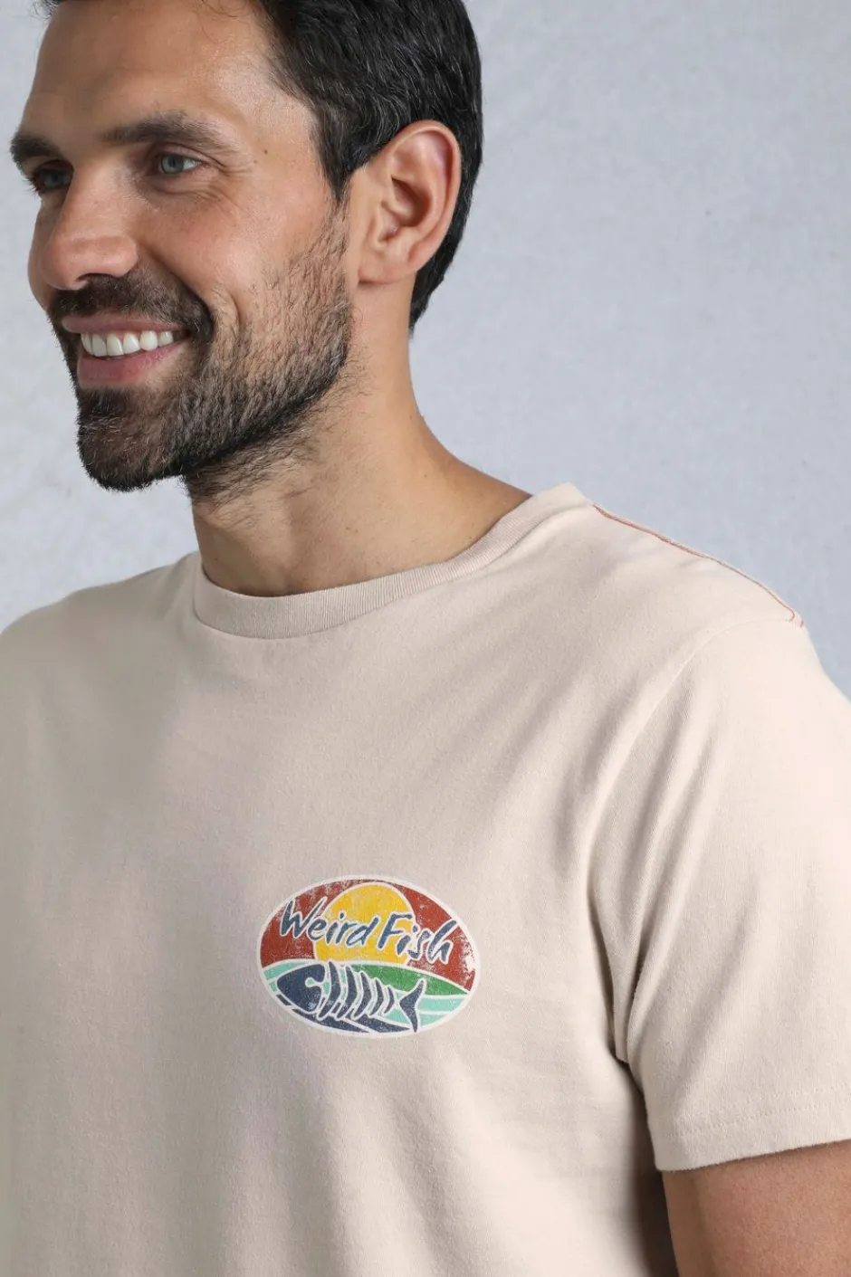 Weird Fish T-Shirts|Land and Sea Back Print Graphic T-Shirt String