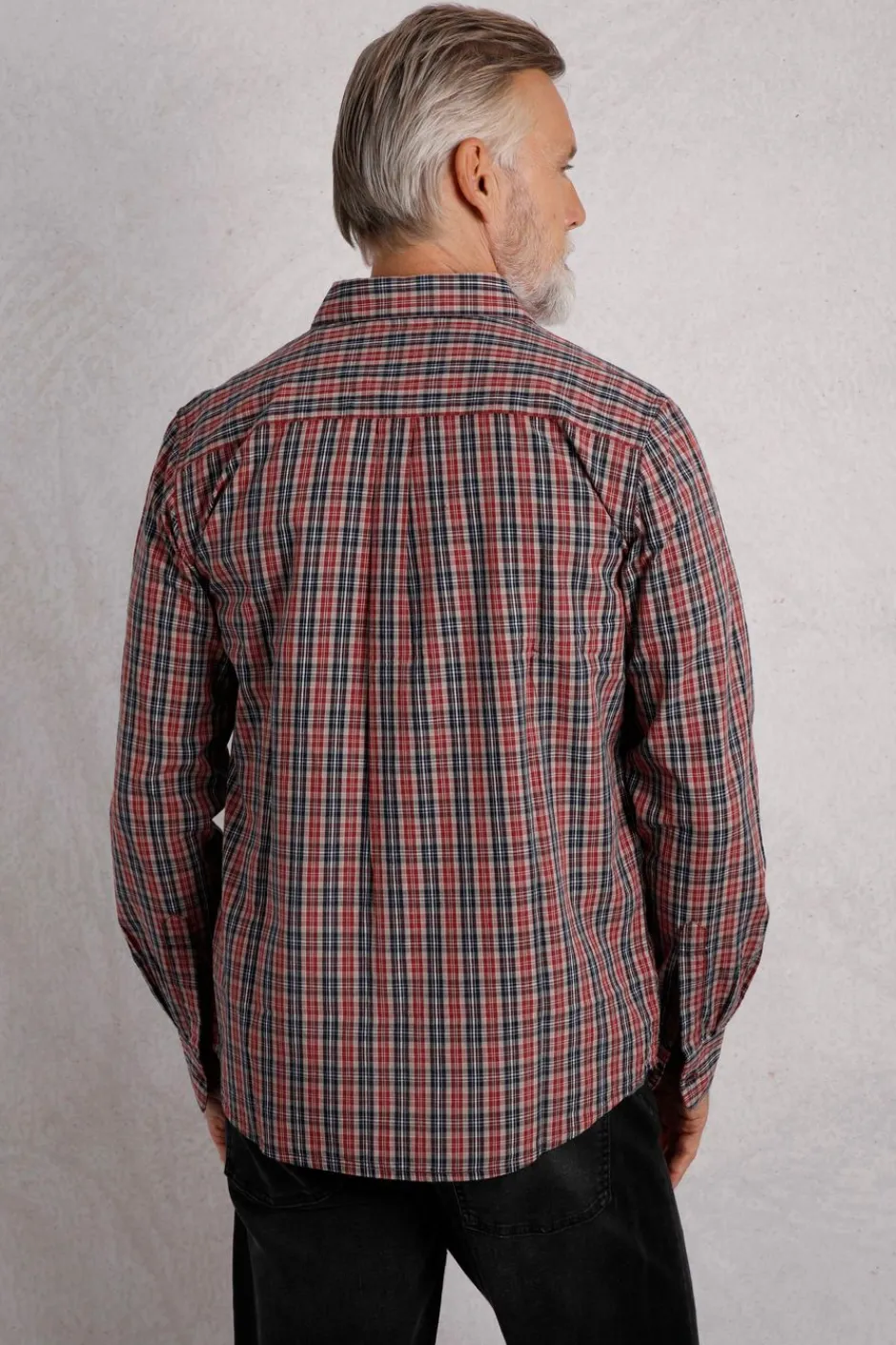 Weird Fish Shirts|Lando Long Sleeve Check Shirt Nut