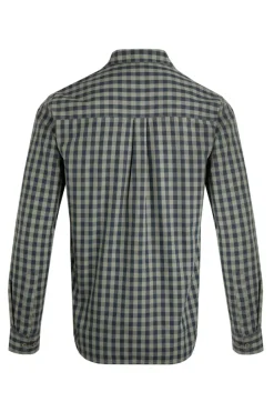 Weird Fish Shirts|Lando Long Sleeve Check Shirt Shadow