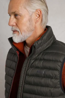 Weird Fish Coats, Jackets And Gilets|Langtree Lightweight Showerproof Padded Gilet Anthracite