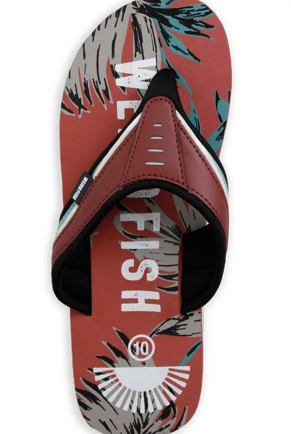 Weird Fish Caps & Scarves|Scarves & Caps|Lexington Printed Flip Flops Paprika