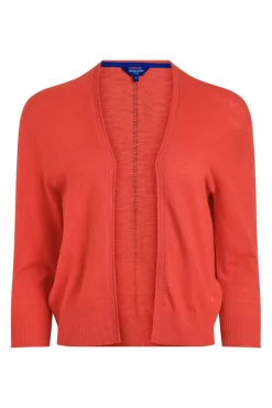 Weird Fish Jumpers & Cardigans|Knitwear|Limon Outfitter Cardigan Tango Red