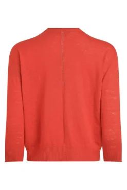 Weird Fish Jumpers & Cardigans|Knitwear|Limon Outfitter Cardigan Tango Red