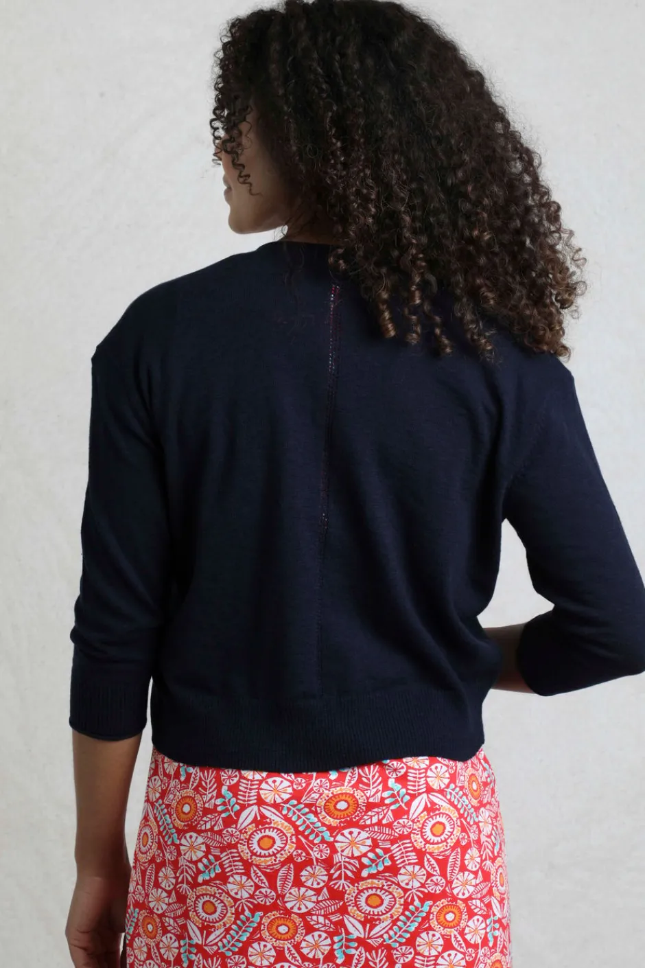 Weird Fish Jumpers & Cardigans|Knitwear|Limon Outfitter Cardigan Navy