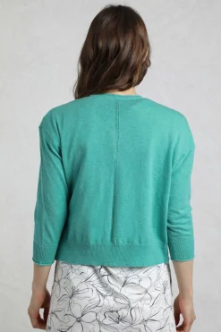 Weird Fish Jumpers & Cardigans|Knitwear|Limon Outfitter Cardigan Aqua blue
