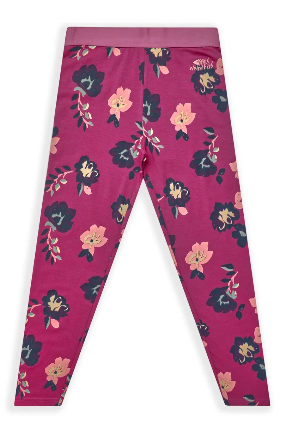 Weird Fish Kids Dresses & Leggings|Livvy Girls Printed Leggings Boysenberry