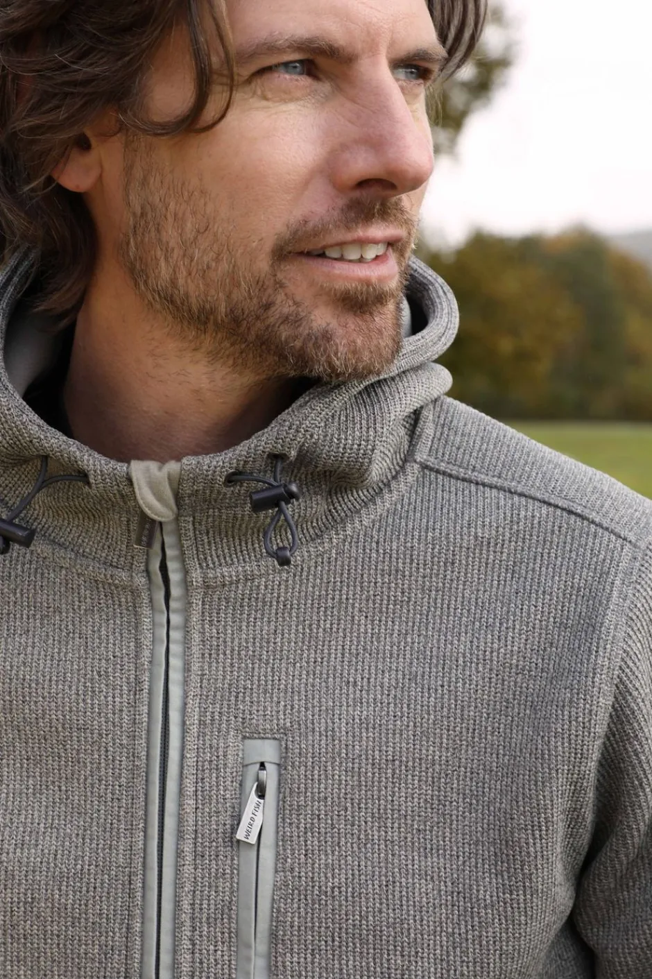 Weird Fish Fleece|Sweatshirts & Hoodies|Lockie Full Zip Bonded Fleece Hoodie Limestone