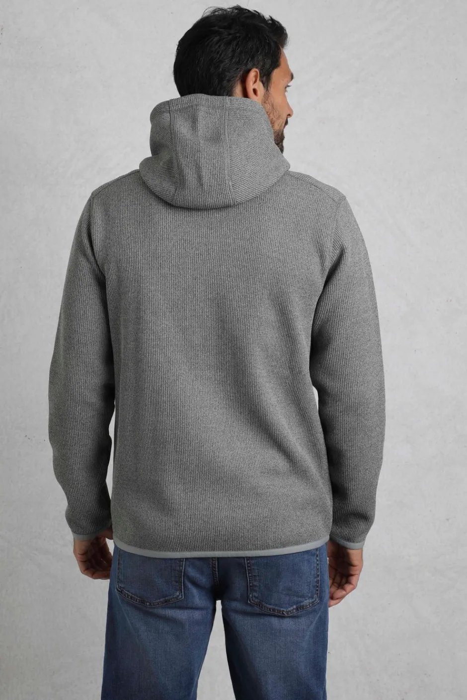 Weird Fish Fleece|Sweatshirts & Hoodies|Lockie Full Zip Bonded Fleece Hoodie Limestone