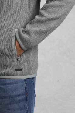 Weird Fish Fleece|Sweatshirts & Hoodies|Lockie Full Zip Bonded Fleece Hoodie Limestone