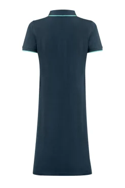 Weird Fish Dresses|Lynworth Organic Cotton Pique Tennis Dress Navy