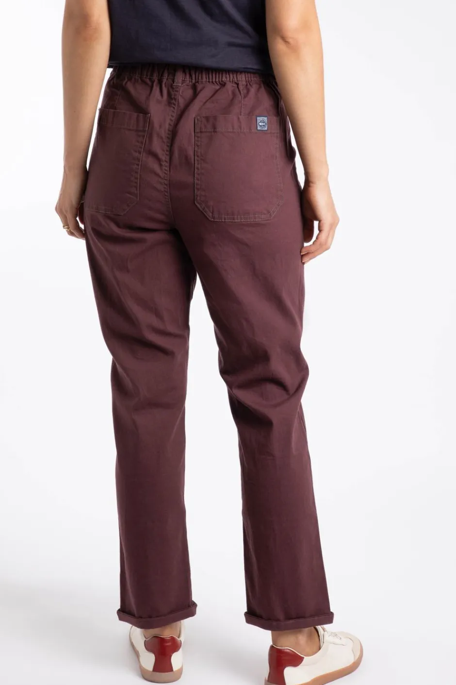 Weird Fish Leggings|Jumpsuits & Playsuits|Malorri Organic Cotton Cargo Trousers Mulled Wine