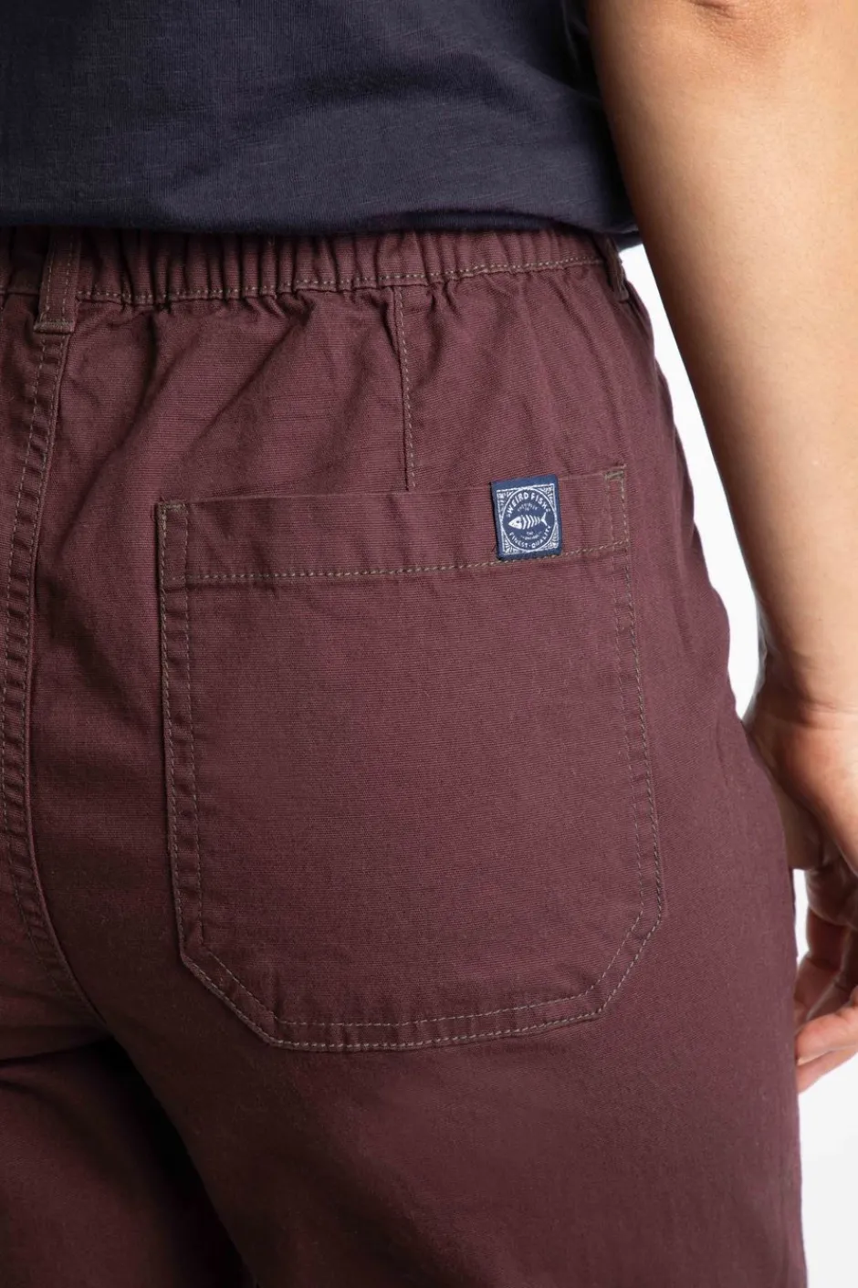 Weird Fish Leggings|Jumpsuits & Playsuits|Malorri Organic Cotton Cargo Trousers Mulled Wine