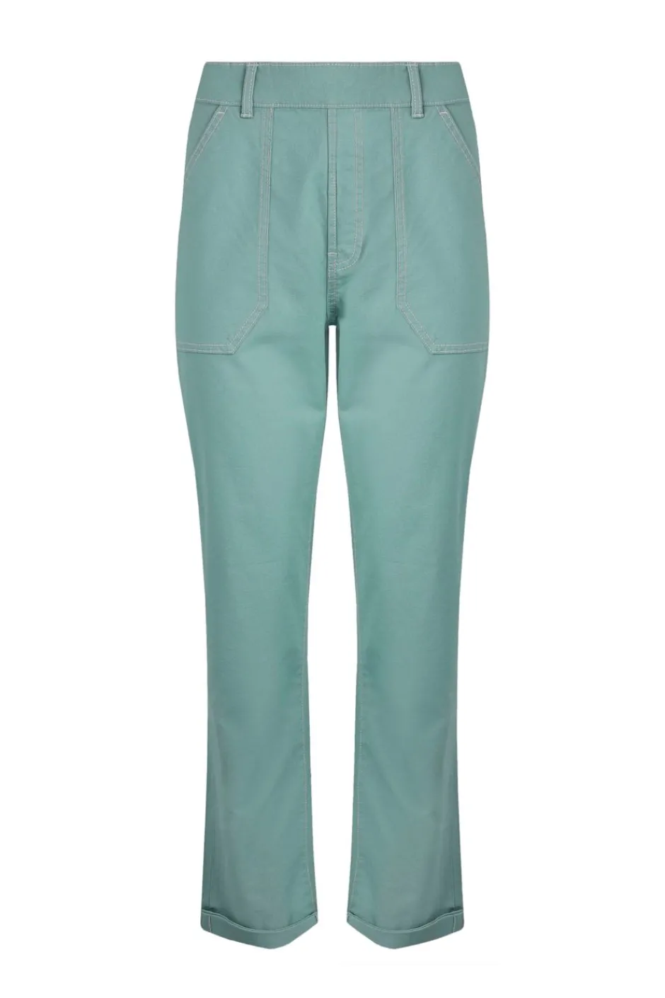 Weird Fish Leggings|Jumpsuits & Playsuits|Malorri Organic Cotton Chino Trousers Mineral Blue